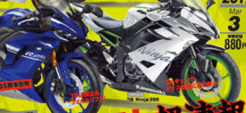 Majalah Young Machine Magazine cover March 2017 New Yamaha R25 and Kawasaki Ninja 250 facelift