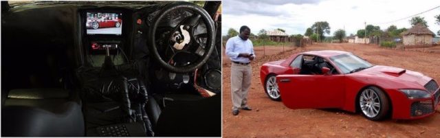 Berita, Super-Car-Homemade.2jpg: Pria Afrika Selatan ini Buat Mobil Impiannya Sendiri!