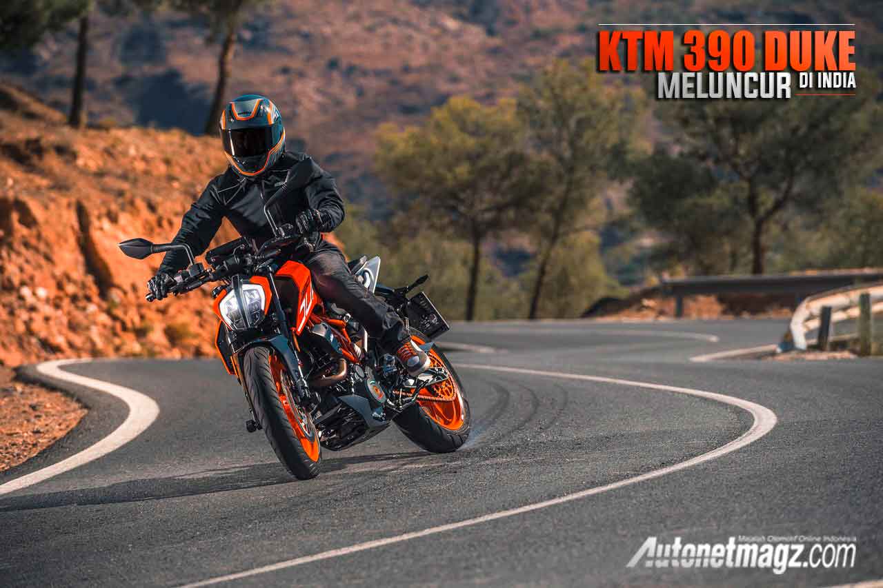 KTM, 2017-KTM-Duke-390-front-three-quarters-left-side: KTM Duke 390 Launching di India Minggu Depan, Indonesia Kapan?