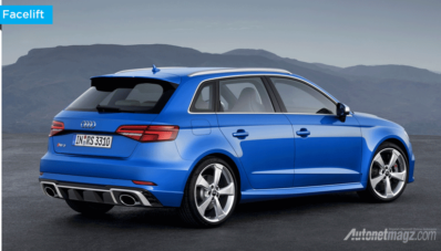 Audi RS3 Sportback Facelift, Lebih Ringan dan Bertenaga