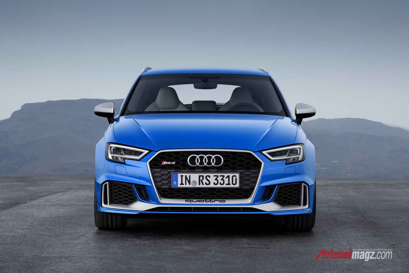 Audi, Audi-RS3-Sportback-front: Audi RS3 Sportback Facelift, Lebih Ringan dan Bertenaga
