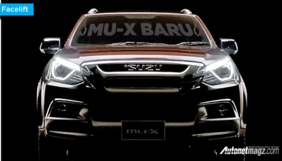 Teaser Isuzu MU-X Facelift 2017 Mengudara di Thailand. Teaser Isuzu MU-X Facelift 2017 Mengudara di Thailand.