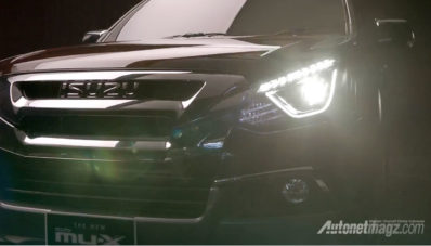 Teaser Isuzu MU-X Facelift 2017 Mengudara di Thailand. Teaser Isuzu MU-X Facelift 2017 Mengudara di Thailand.
