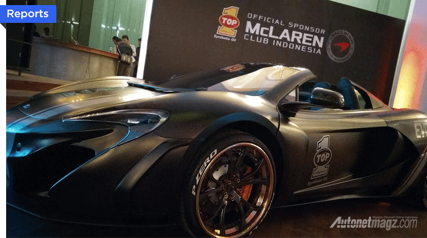 Mclaren, Kerjasama Top1 oil dengan McLaren Club Indonesia: McLaren Club Indonesia Mendapat Dukungan dari Top 1 Oil