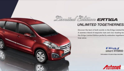 Suzuki Ertiga Limited Edition: Ertiga Paling Mewah! Suzuki Ertiga Limited Edition: Ertiga Paling Mewah!