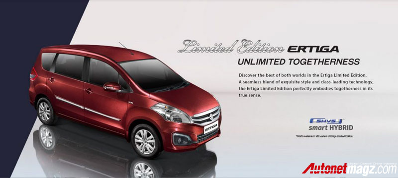 Mobil Baru, Maruti-Ertiga-Limited-Edition-front-three-quarters-1024×460: Suzuki Ertiga Limited Edition: Ertiga Paling Mewah!