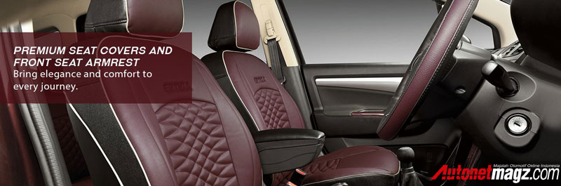 Mobil Baru, Maruti-Ertiga-Limited-Edition-seat-covers: Suzuki Ertiga Limited Edition: Ertiga Paling Mewah!