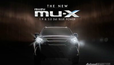 Teaser Isuzu MU-X Facelift 2017 Mengudara di Thailand. Teaser Isuzu MU-X Facelift 2017 Mengudara di Thailand.