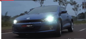 VW Scirocco body roll test drive