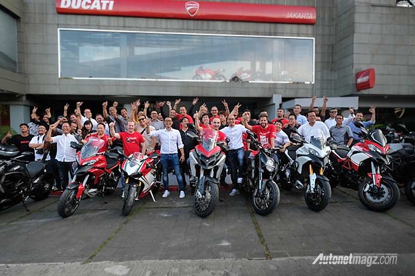 Ducati, Showroom Ducati Indonesia terbesar di dunia: CEO Ducati Datang ke Ducati Flagship Showroom Indonesia