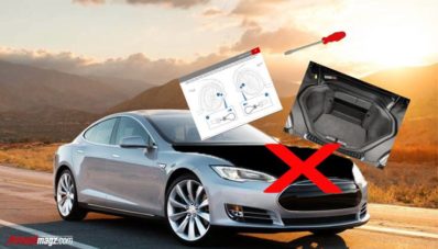 Ngeri, Siapa Saja Bisa Bagasi Tesla Hanya dengan Obeng Minus Dalam Keadaan Terkunci!