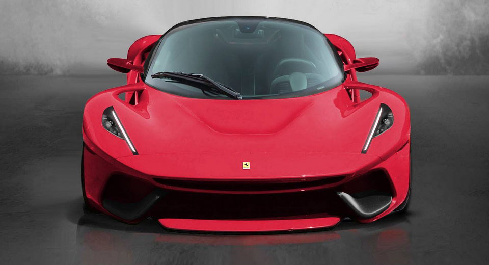 Berita, ferrari-sp-rendering-2: Paten Baru Ferrari Muncul, Akankah Menjadi Pengganti LaFerrari?