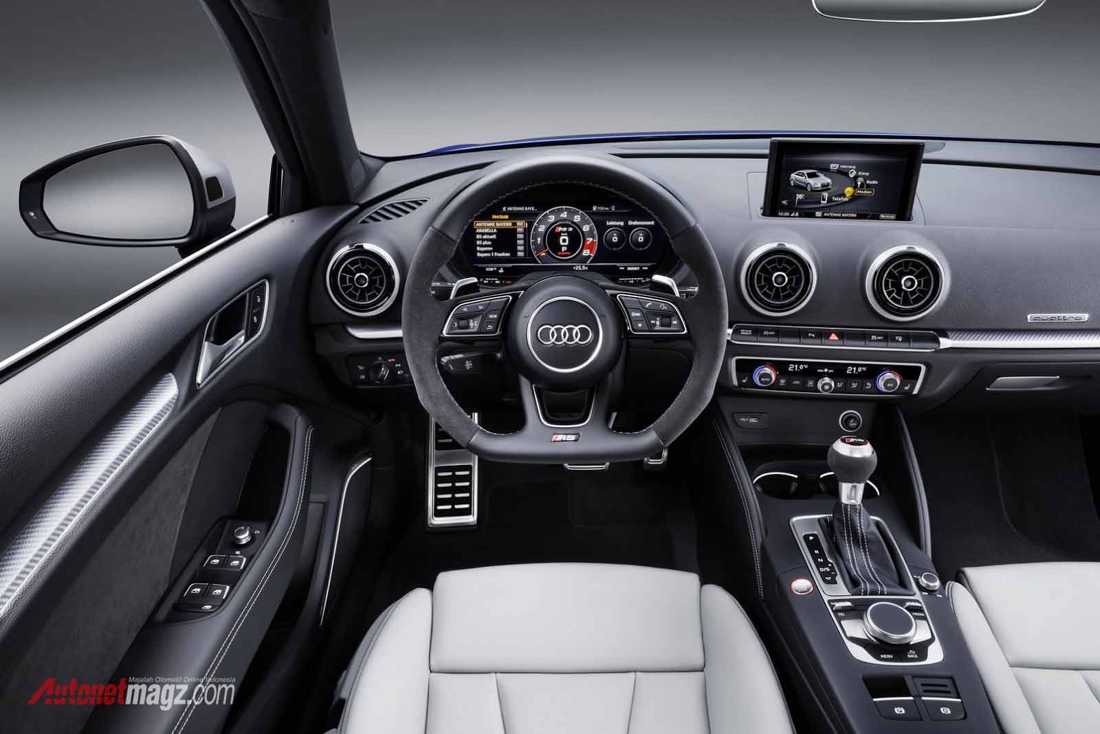 Audi, interior-rs3: Audi RS3 Sportback Facelift, Lebih Ringan dan Bertenaga