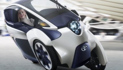 Toyota i-TRIL Concept : Calon Self-Driving Car 3 Roda