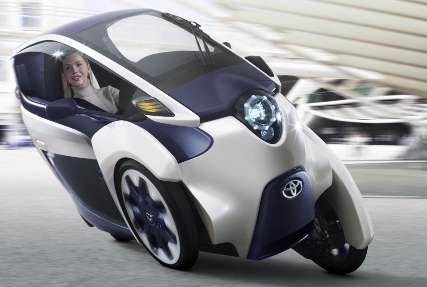 International, toyota-i-road-05-850×573: Toyota i-TRIL Concept : Calon Self-Driving Car 3 Roda