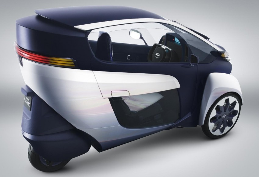 International, toyota-i-road-09-850×582: Toyota i-TRIL Concept : Calon Self-Driving Car 3 Roda
