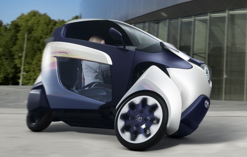International, toyota-i-road-10-850×540: Toyota i-TRIL Concept : Calon Self-Driving Car 3 Roda