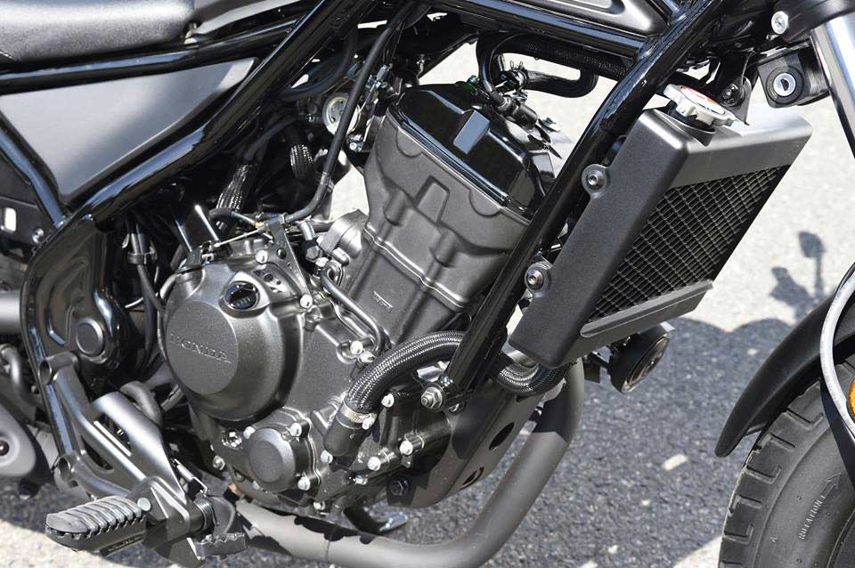 Berita, Honda-Rebel-250-engine-at-Osaka-Motorcycle-Show: Honda Segera Rilis Rebel Dengan Kubikasi 250cc