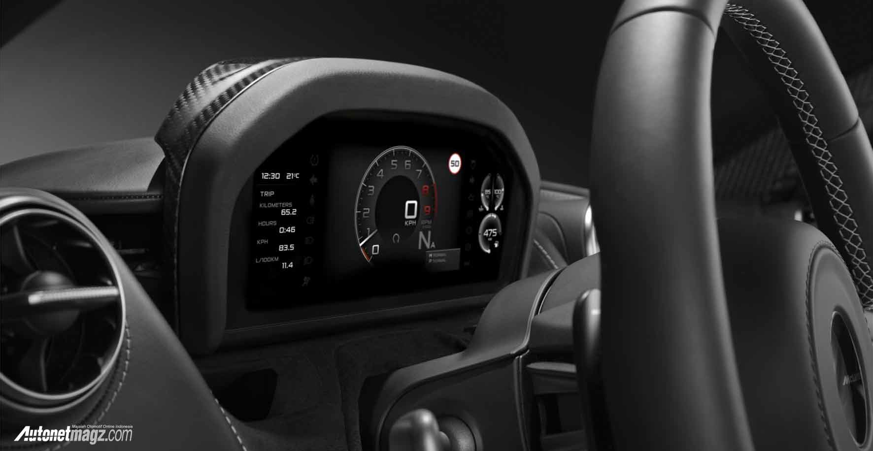 Berita, mclaren-720s-folding-driver-display-2018: McLaren Membocorkan (Lagi) Spesifikasi 720S, Sekarang Bagian Interior!