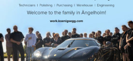 Koenigsegg Buka Lowongan Kerja untuk 40 Orang, Berminat?