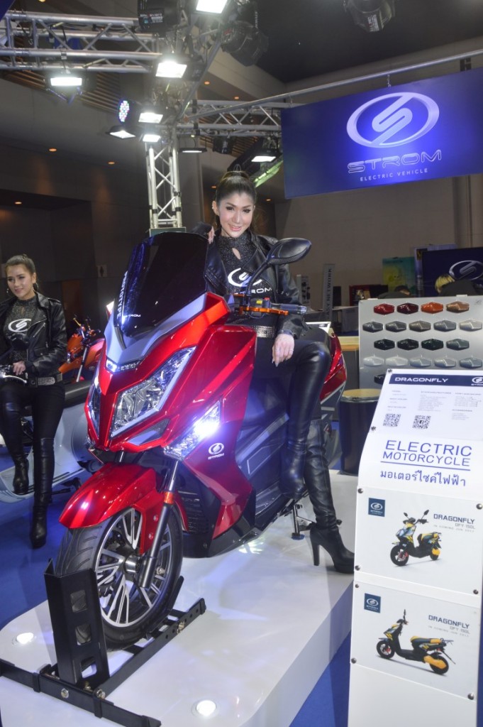Berita, Strom Cheetah motor skuter matik touring thailand: Motor Listrik Strom Tampil di Bangkok International Motor Show 2017
