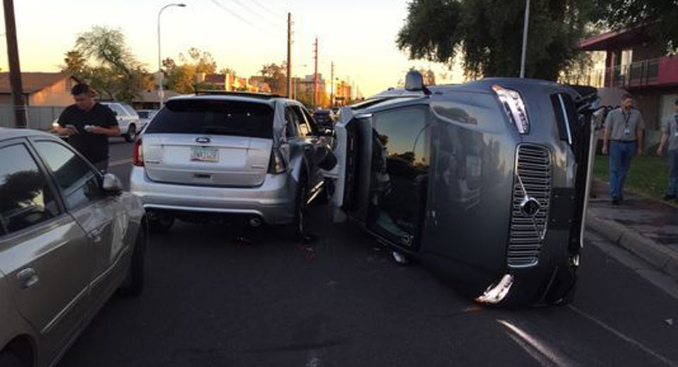 Volvo, Uber-crash-Arizona: Belum Lama Dihentikan, Self-Driving Car Uber Kembali Beraksi