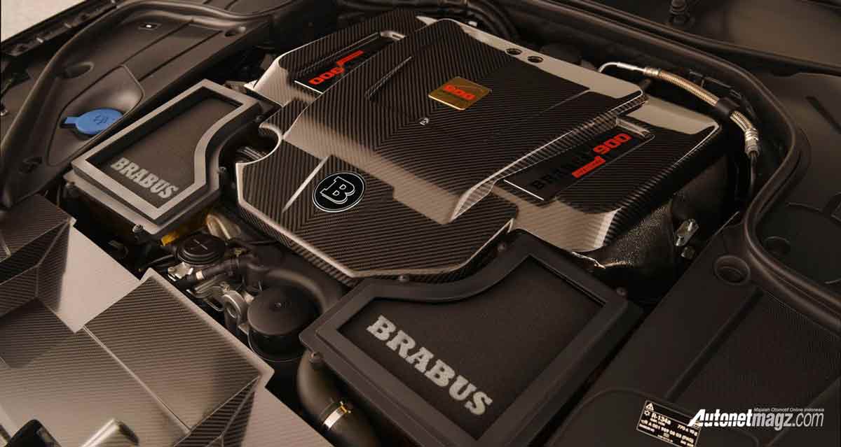 Mercedes-Benz, brabus-merc-maybach-s600-engine: Brabus Rocket 900, Roket Mewah Berbasis Mercedes-Maybach