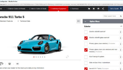 Porsche Car Configurator : Coba Rancang Porsche Idamanmu!