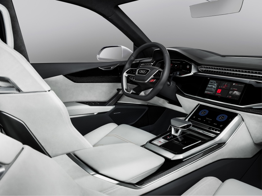 Audi, A171754_large-850×637: Audi Q8 Sport Concept : Infotainment Berbasis OS Android