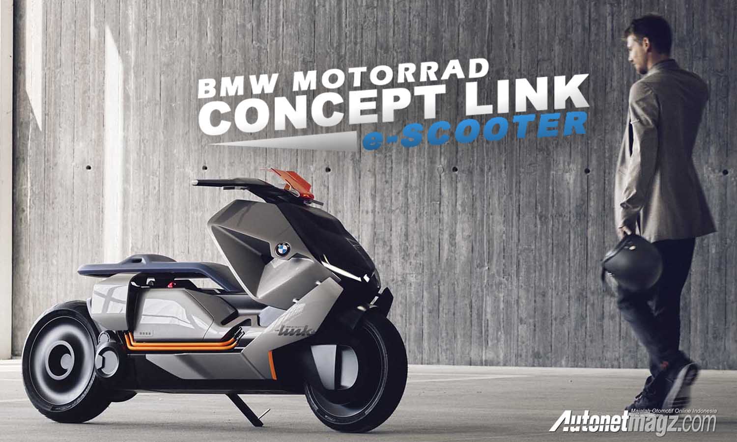 Berita, BMW Motorrad Concept Link e Scooter cover: BMW Motorrad Concept Link, Motor Masa Depan BMW