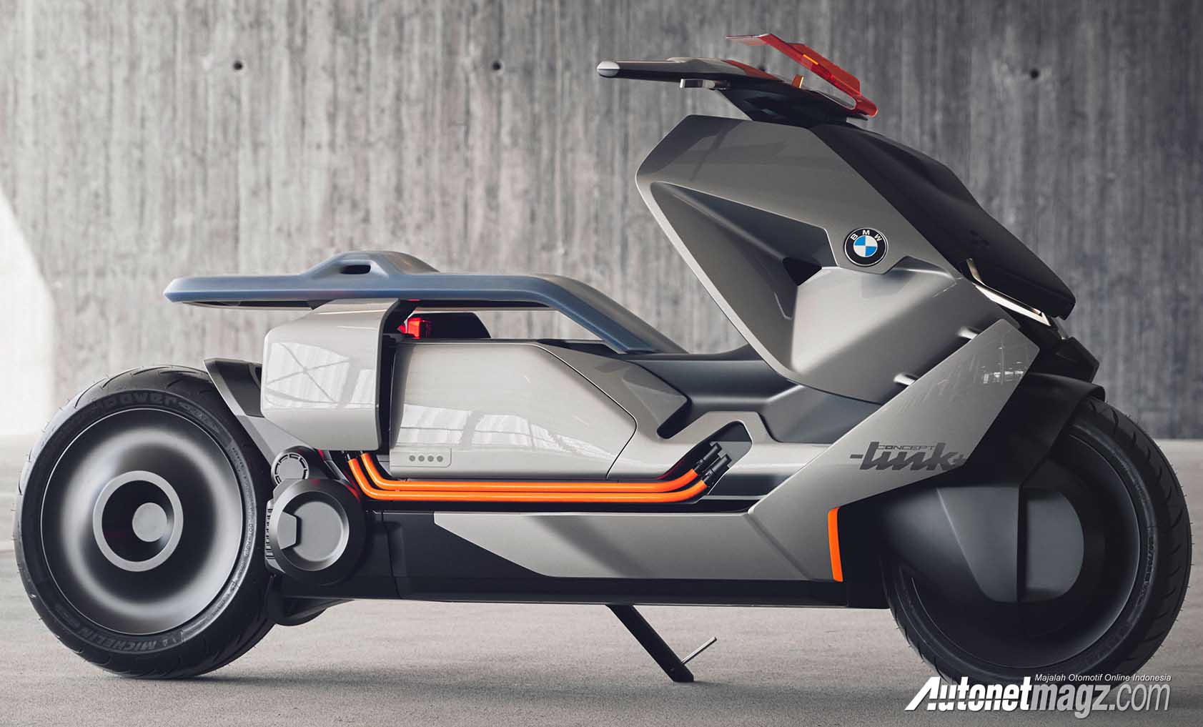 Berita, BMW Motorrad Concept Link e Scooter diperkenalkan: BMW Motorrad Concept Link, Motor Masa Depan BMW