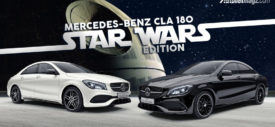 interior biru Mercedes-Benz CLA 180 Star wars Edition