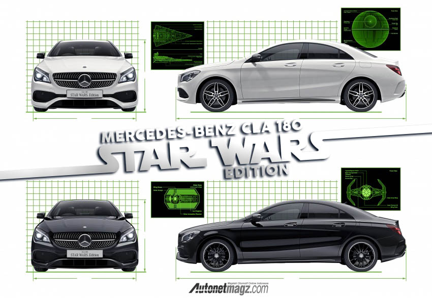 Berita, Mercedes-Benz CLA 180 Star wars: Mercedes-Benz Rilis CLA180 Star Wars Edition di Jepang, Cuma 120 Unit