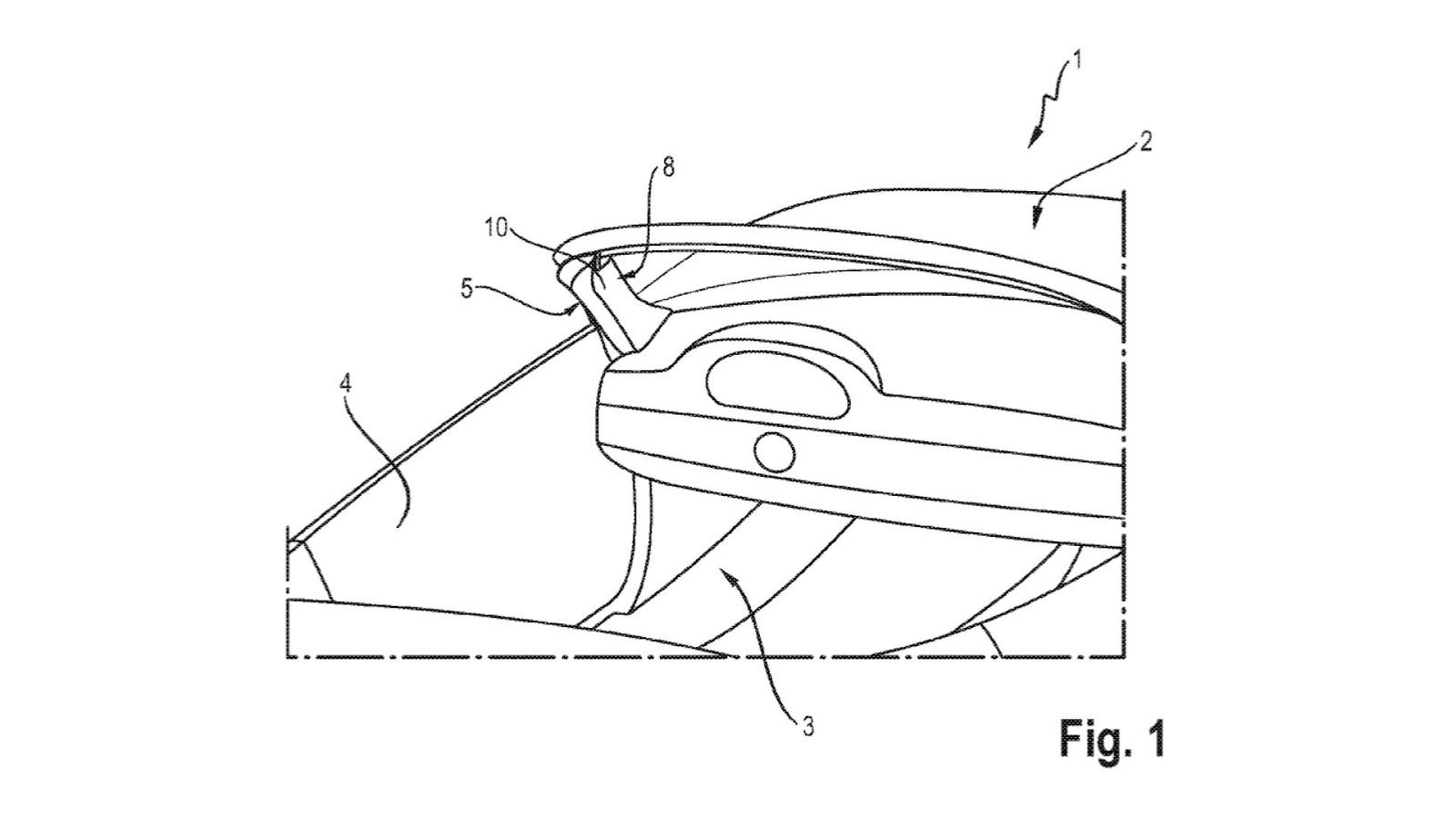 Porsche, Porsche A-Pillar Airbag Patent: Airbag Pilar A : Improvisasi Keamanan dari Porsche