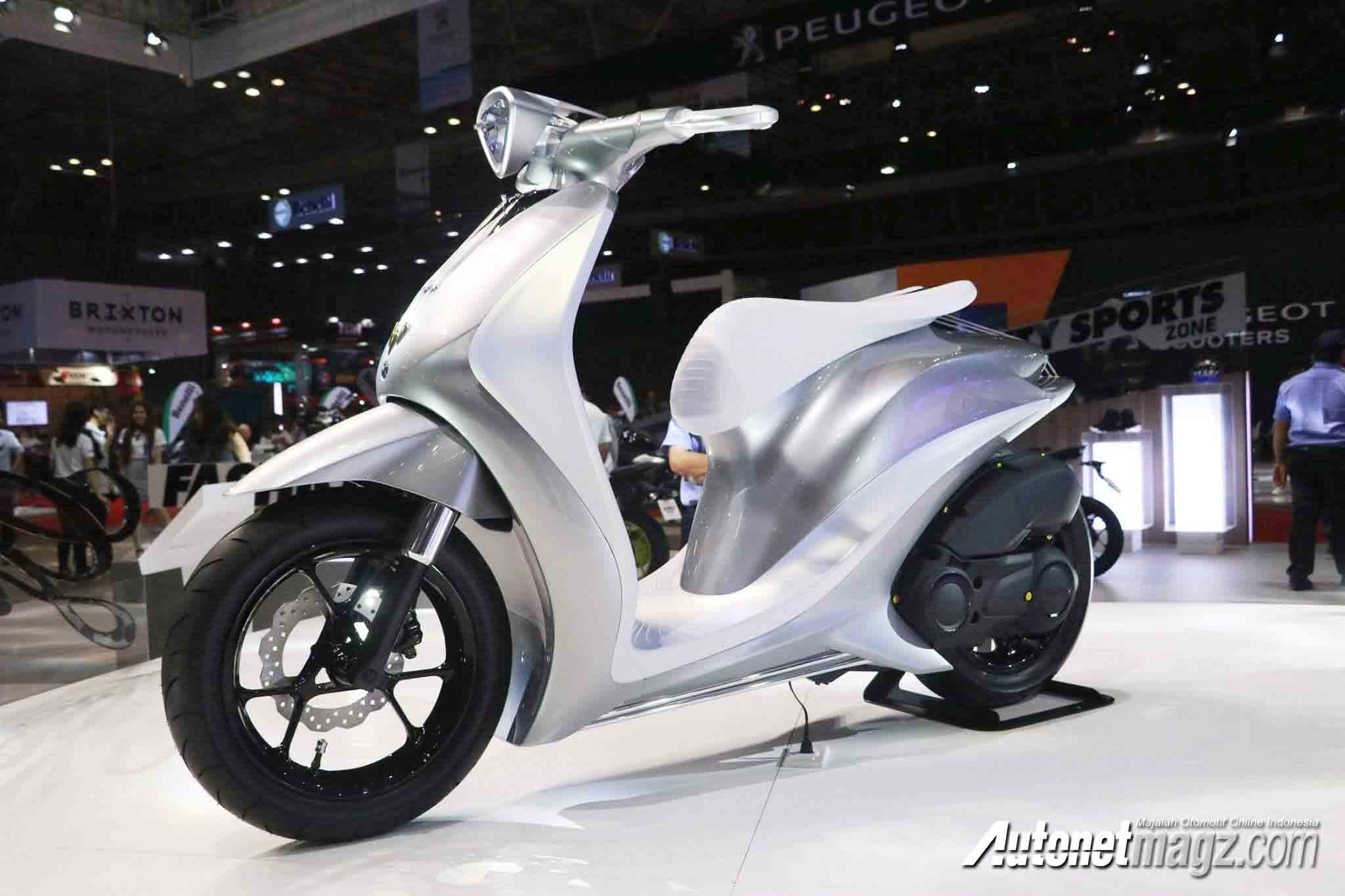 Yamaha Perkenalkan Glorious Concept Skutik Cantik Nan Futuristis