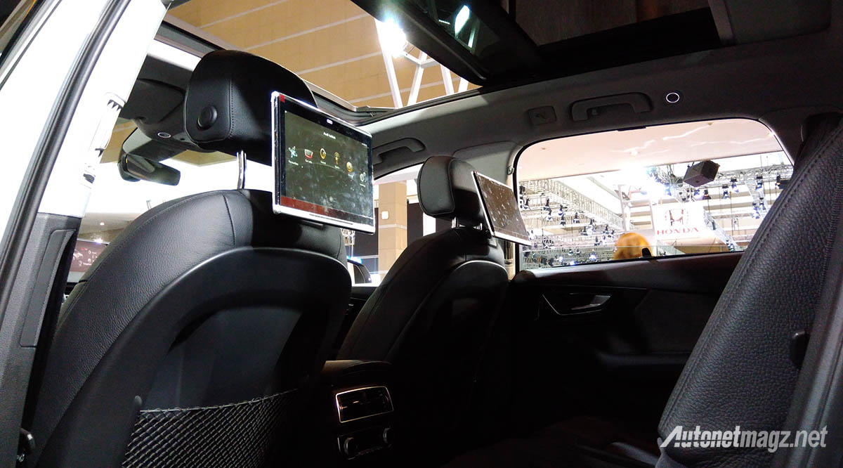 Audi, audi q7 rear seat entertainment 2017: IIMS 2017 : Audi Q7 Diam-Diam Sisipkan Rear Seat Entertainment!