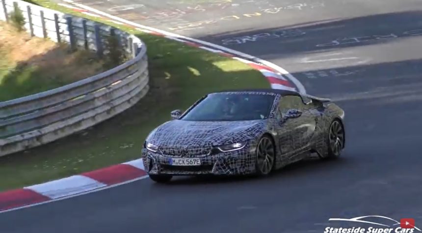 BMW i8 Spyder Sudah Jalani Tes di Nurburgring BMW i8 Spyder Sudah Jalani Tes di Nurburgring