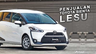 Penjualan Toyota Sienta Jauh Dari Target Awal Penjualan Toyota Sienta Jauh Dari Target Awal