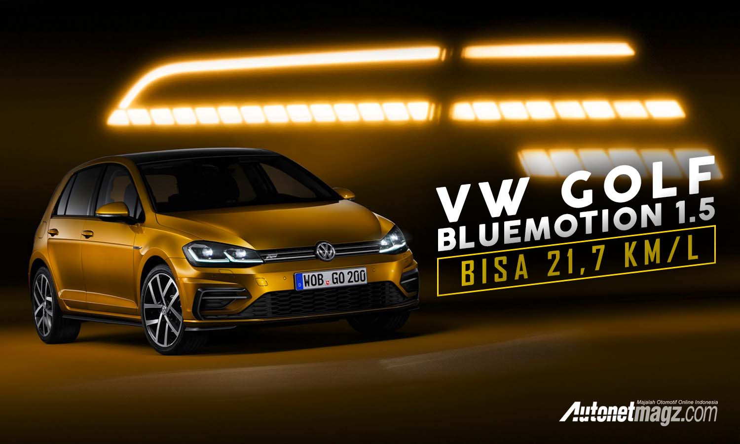 Berita, cover vokswagen golf bluemotion: Volkswagen Golf BlueMotion 1.5, Super Irit Sampai 21,7 Km/L