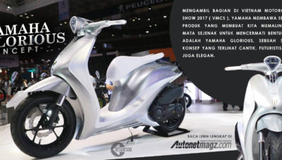 Yamaha Perkenalkan Glorious Concept, Skutik Cantik Nan Futuristis Yamaha Perkenalkan Glorious Concept, Skutik Cantik Nan Futuristis