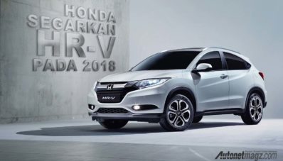 Honda HRV Akan Disegarkan Di Tahun 2018 Nanti Honda HRV Akan Disegarkan Di Tahun 2018 Nanti