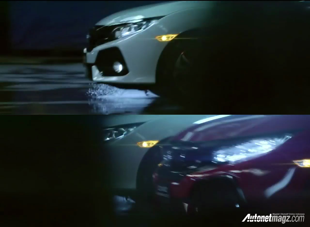 Berita, siluet Honda Civic Turbo Hatchback: Teaser Honda Civic Turbo Hatchback Disebar, Segera Meluncur?