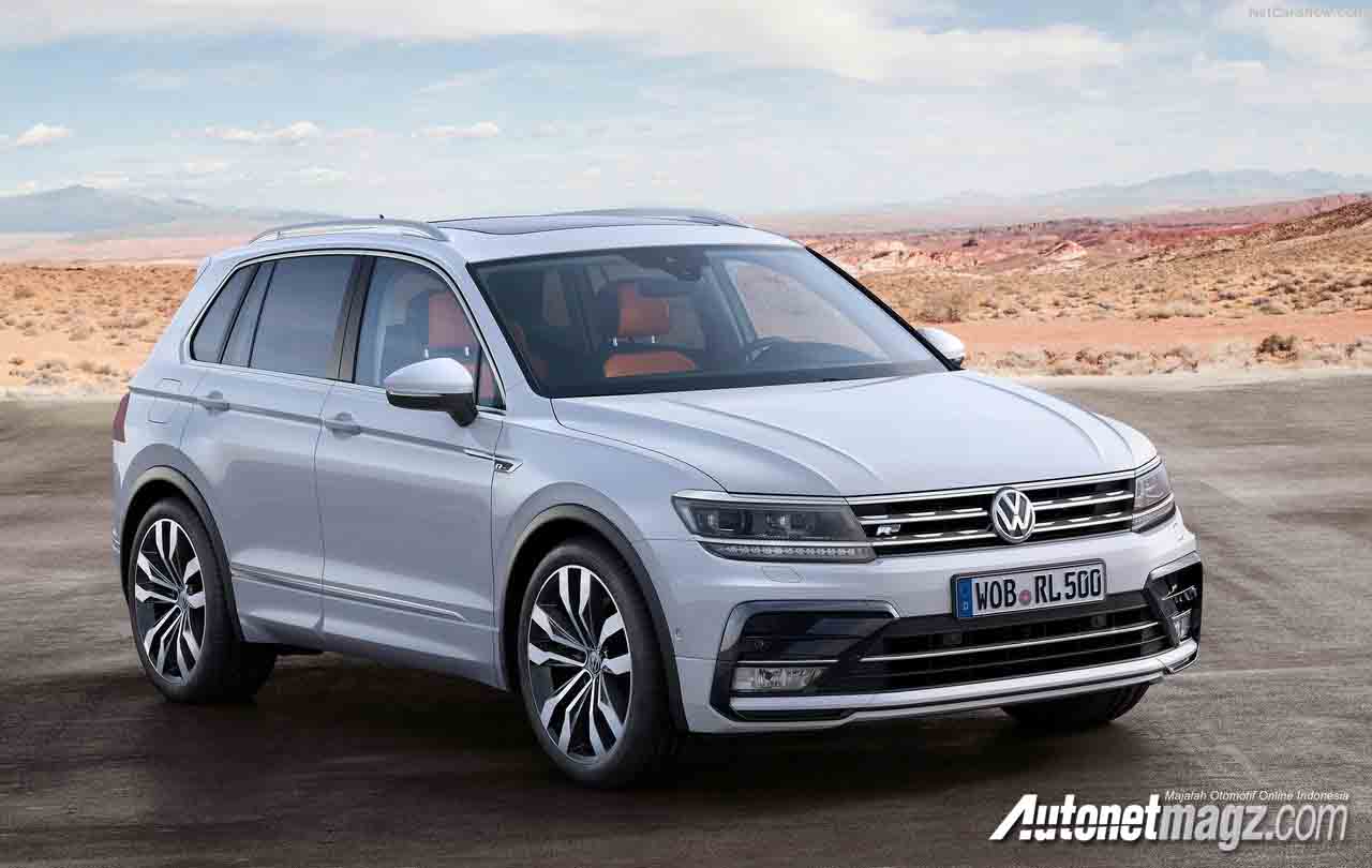 Berita, sisi depan vw tiguan generasi terbaru: Volkswagen Tiguan Generasi Terbaru Sudah Bisa Anda Pesan