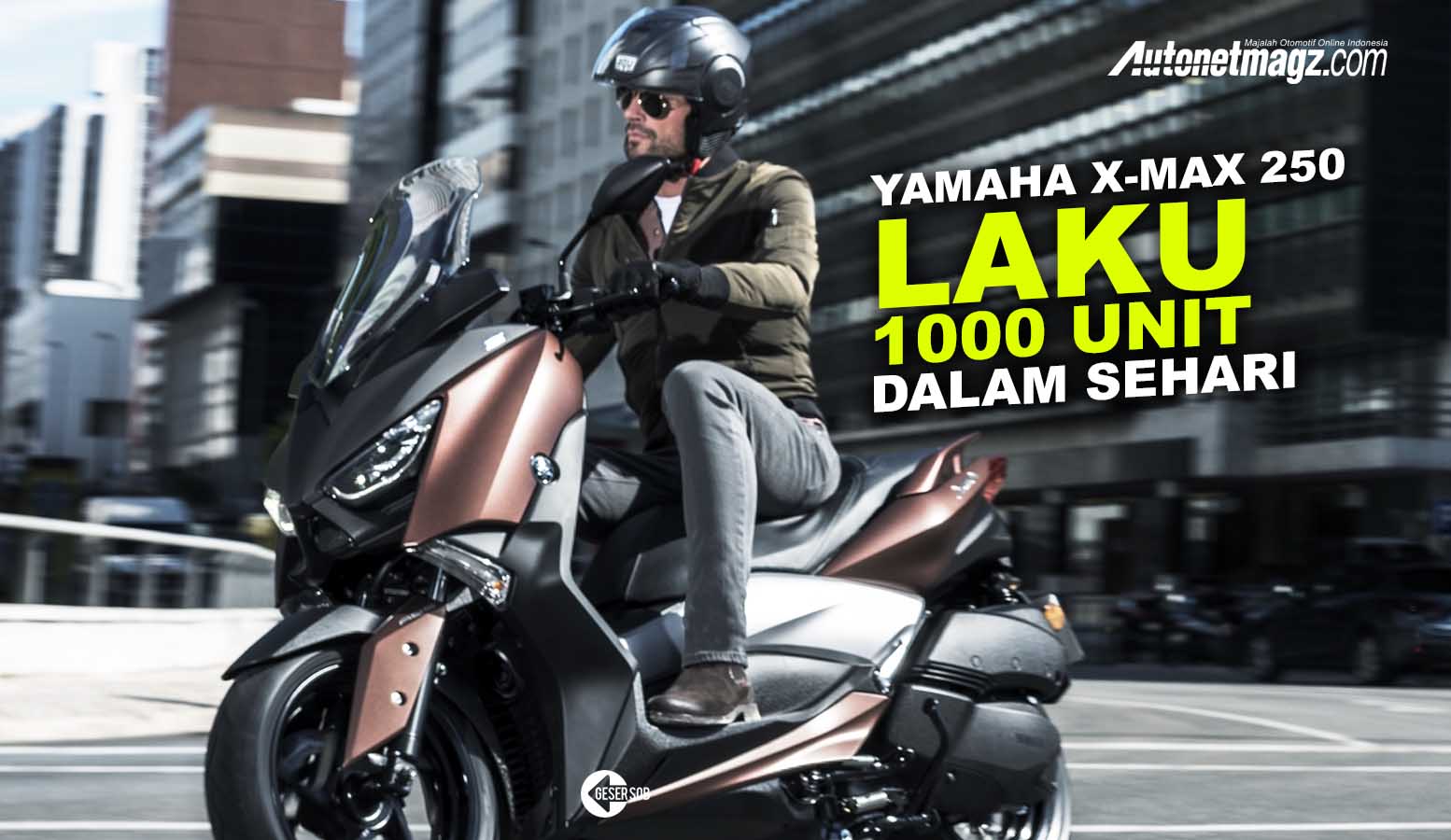 Berita, xmax cover: Yamaha X-Max 250 Laris Manis, 1000 Booking Dalam Satu Hari