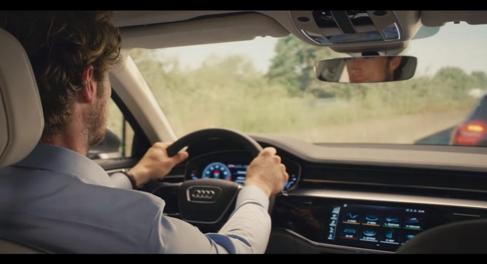 Audi, AudiA8Interior: Sebuah Active Suspension dan Pilot dikala Macet? Nantikan di Audi A8!