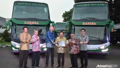 Antisipasi Arus Mudik, Lorena – Karina Luncurkan 12 Bus Double Deck Mercedes-Benz Antisipasi Arus Mudik, Lorena – Karina Luncurkan 12 Bus Double Deck Mercedes-Benz