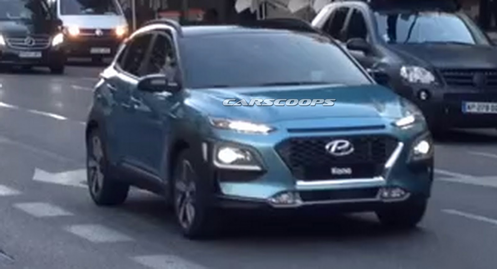 Hyundai, Hyundai_Kona_2018_front: Hyundai Kona 2018 Tertangkap Kamera Tanpa Kamuflase