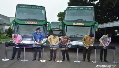 Antisipasi Arus Mudik, Lorena – Karina Luncurkan 12 Bus Double Deck Mercedes-Benz Antisipasi Arus Mudik, Lorena – Karina Luncurkan 12 Bus Double Deck Mercedes-Benz