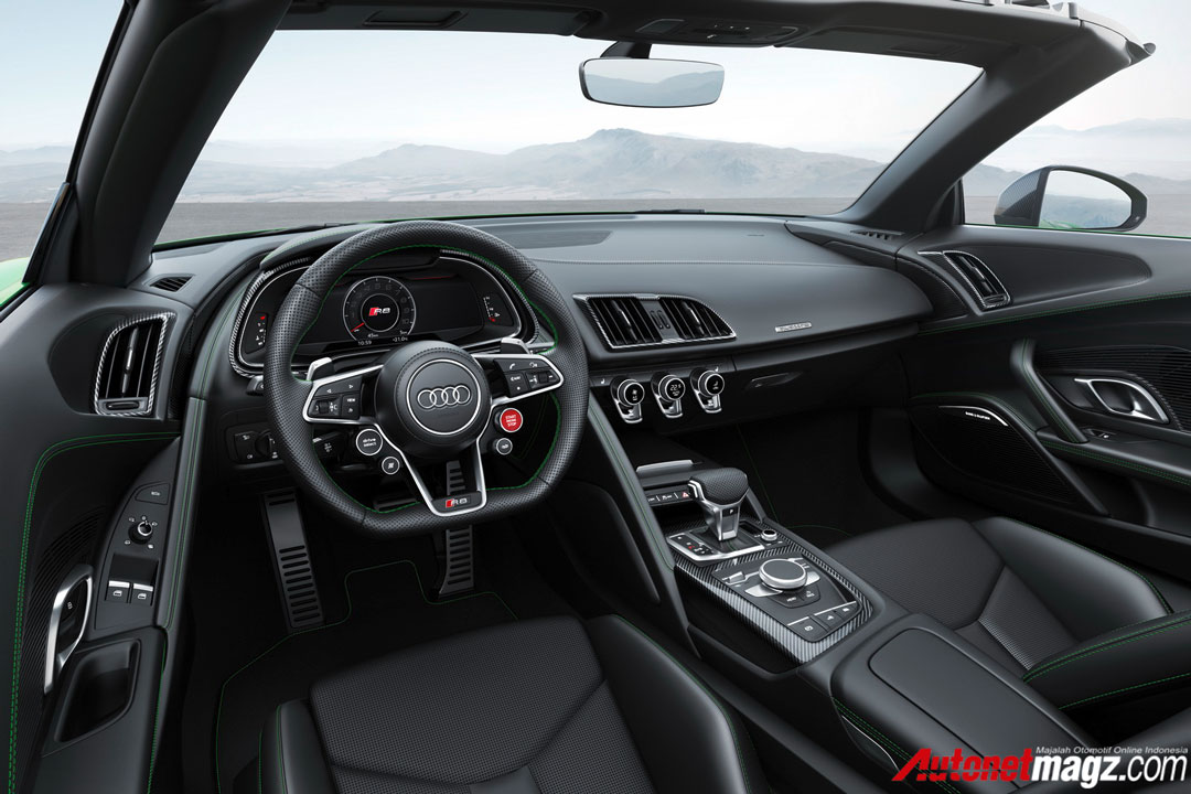 Audi, audi-r8-spyder-v10-plus-Autonetmagz-interior: Audi R8 V10 Plus Spyder : Tony Stark Approved!