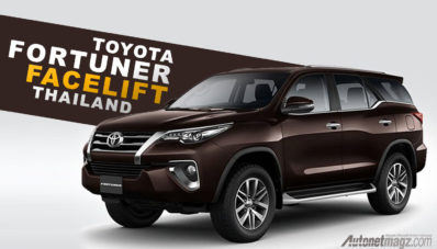 Toyota Fortuner Facelift 2017 Dirilis di Thailand, Lebih Lengkap!